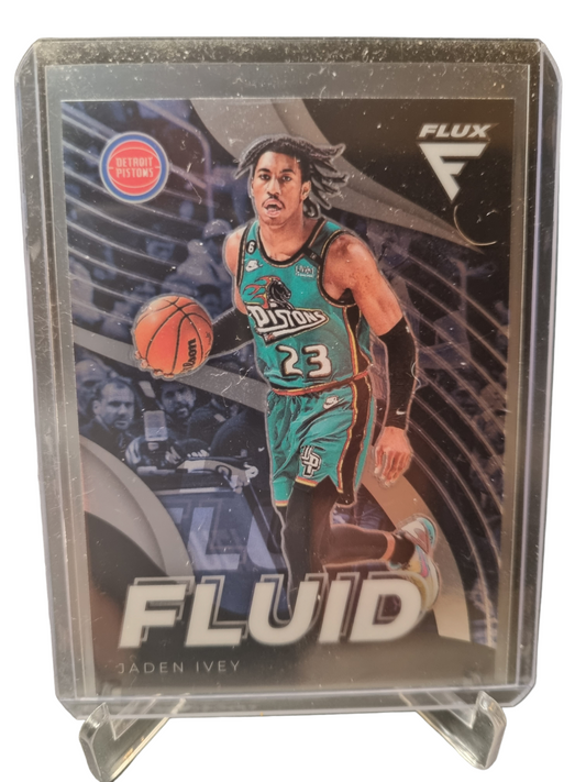 2022-23 Panini Flux #7 Jaden Ivey Rookie Card Fluid