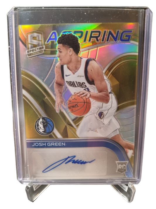 2020-21 Panini Spectra #ASP-JGR Josh Green Rookie Card Aspiring Auto 07/10