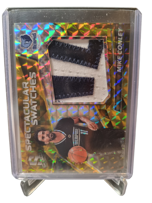 2016-17 Panini Spectra #29 Mike Conley Game Worn Patch Gold 09/10