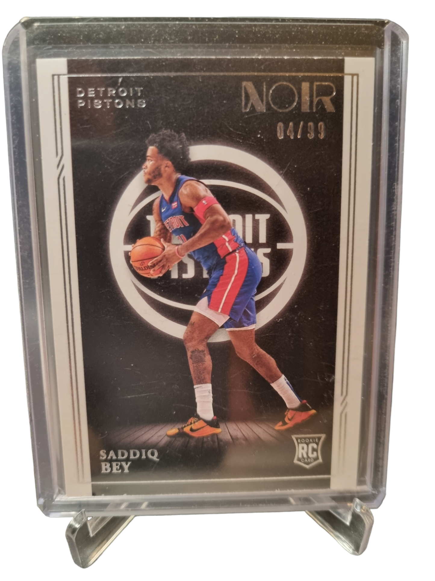 2020-21 Panini Noir #192 Saddiq Bay Rookie Card 04/99