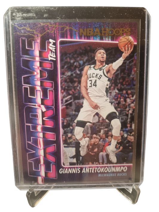 2023-24 Panini Hoops #9 Giannis Antetokounmpo Extreme Team