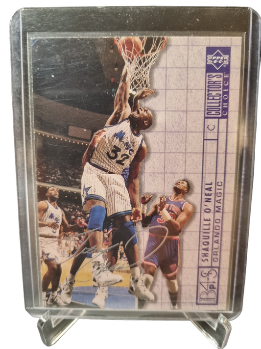 1994 Upper Deck #390 Shaquille O'Neal Blue Print Silver Signature