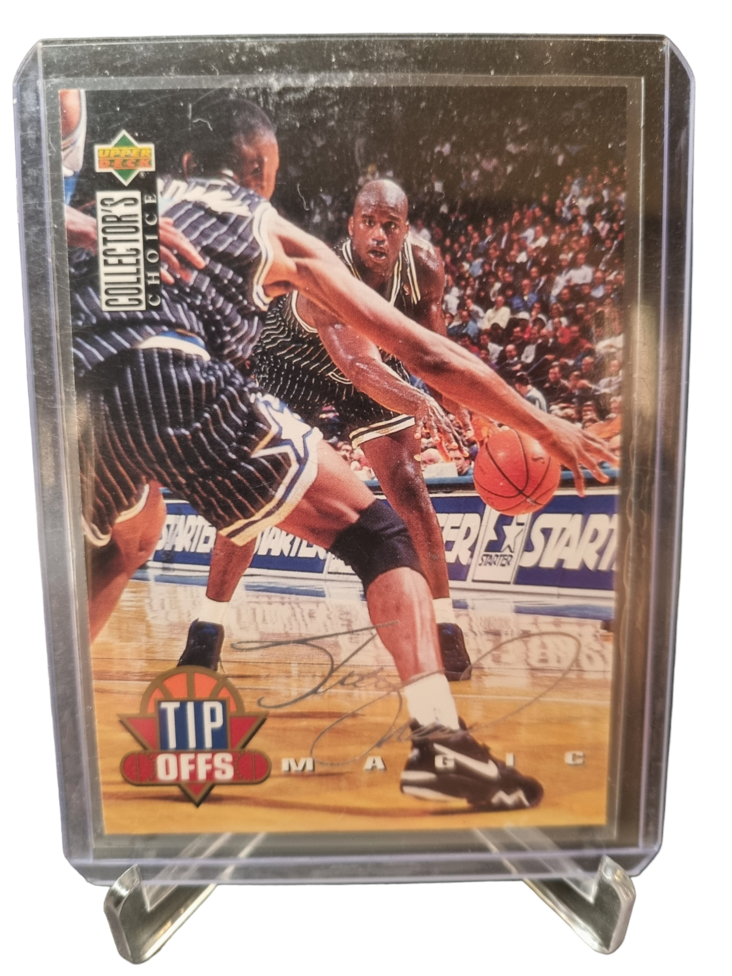 1994 Upper Deck #184 Shaquille O'Neal Tip Offs Silver Signature