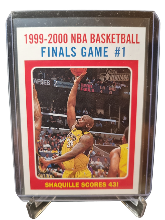 2001 Topps #133 Shaquille O'Neal Finals Game #1