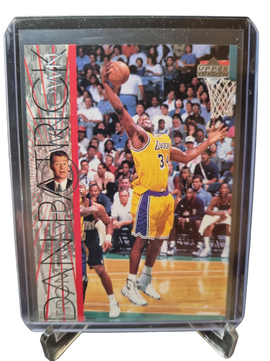 1997 Upper Deck #343 Shaquille O'Neal From Way Down Town