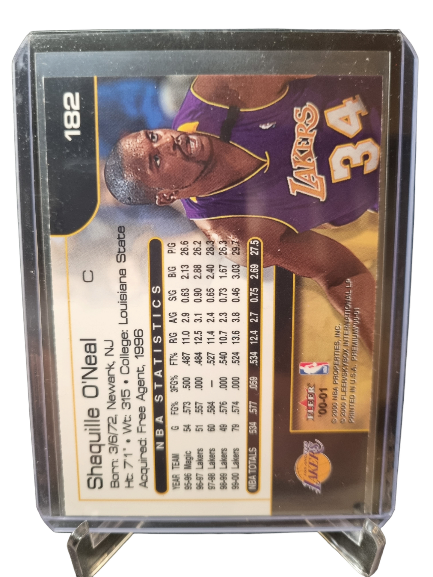 2000 Fleer Premium #182 Shaquille O'Neal