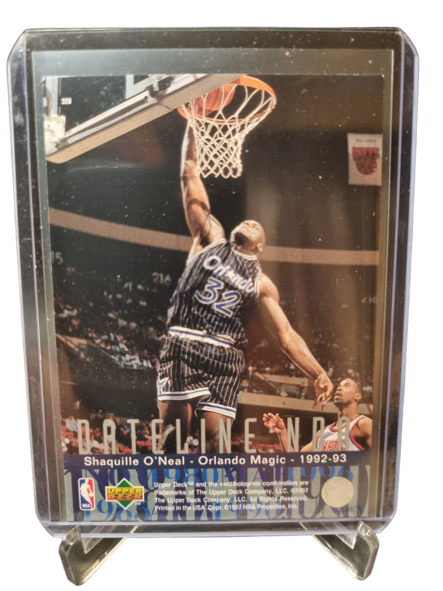 1997 Upper Deck #320 Shaquille O'Neal Dateline NBA