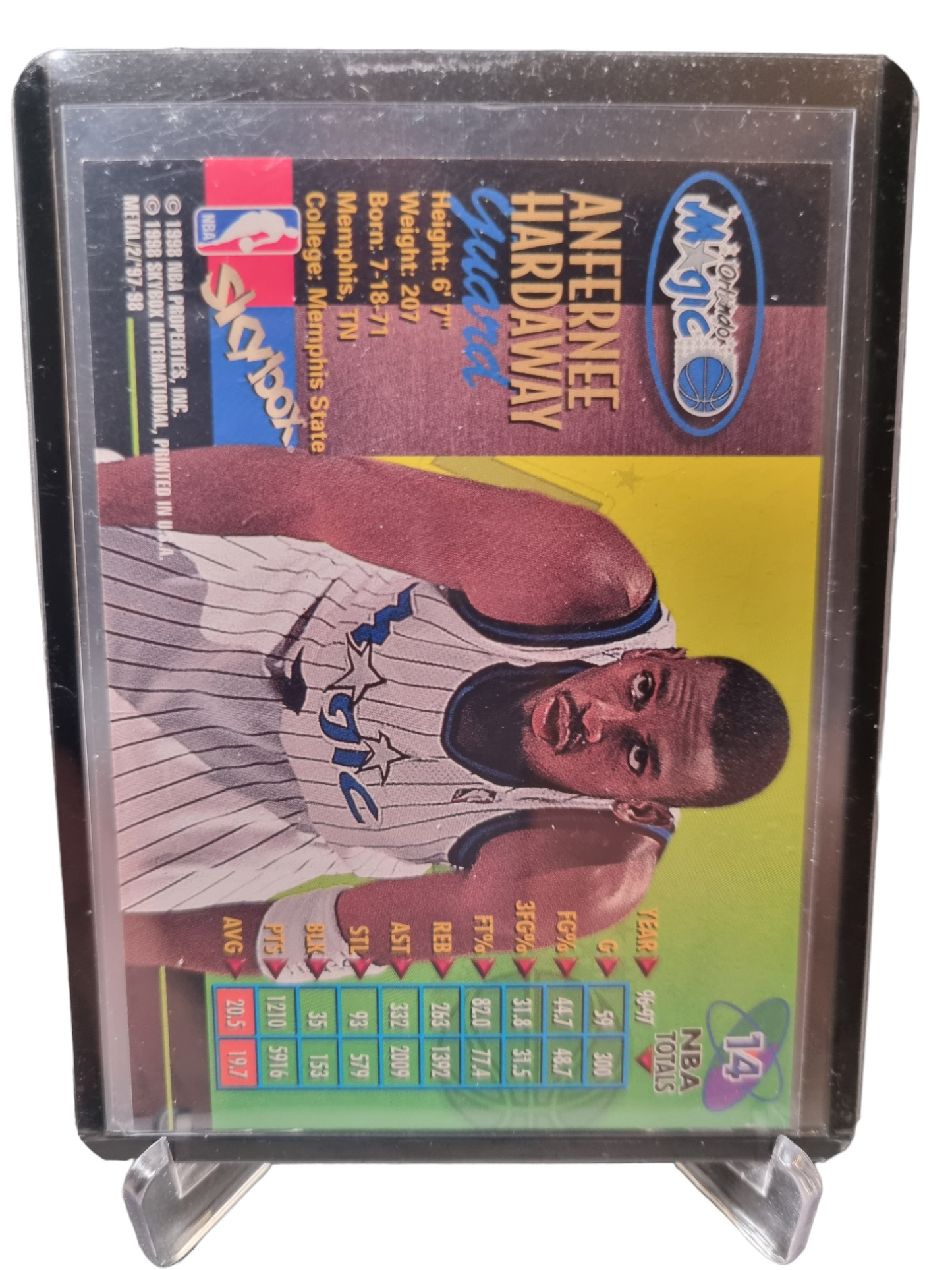 1997-98 Fleer Metal #14 Anfernee Hardaway