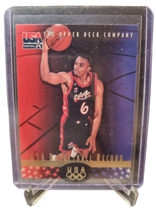 1996 Upper Deck #4 Anfernee Hardaway USA Basketball Record