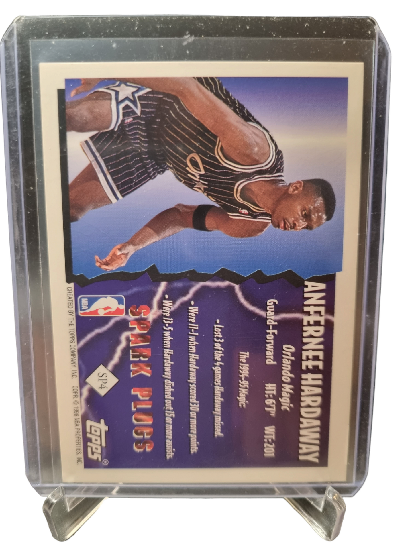 1996 Topps #SP4 Anfernee Hardaway Spark Plugs