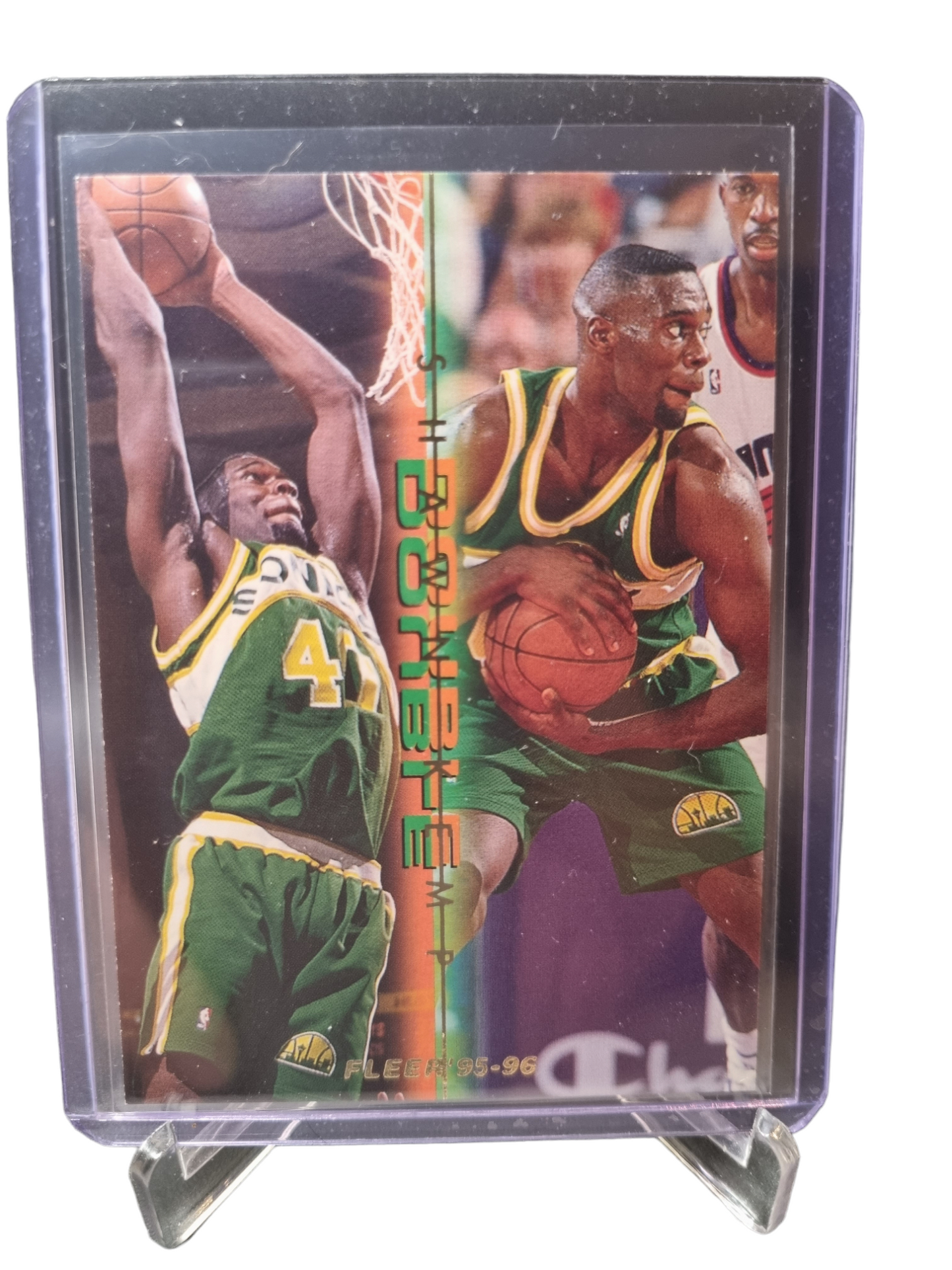 1995-96 Fleer #6 of 12 Shawn Kemp Double Trouble