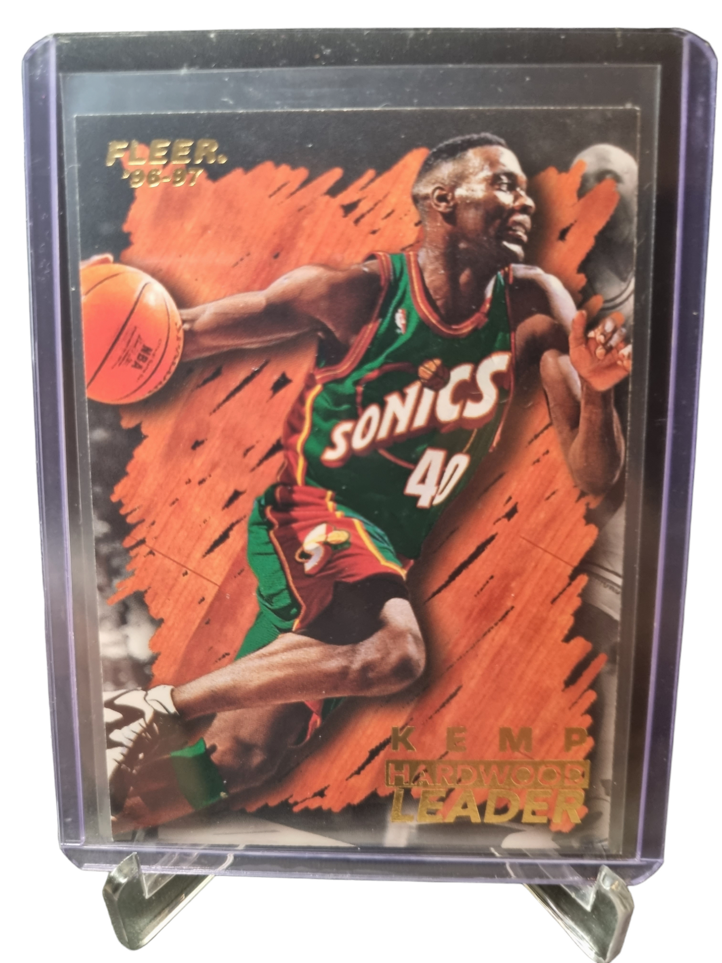 1996-97 Fleer #144 Shawn Kemp Hardwood Leader