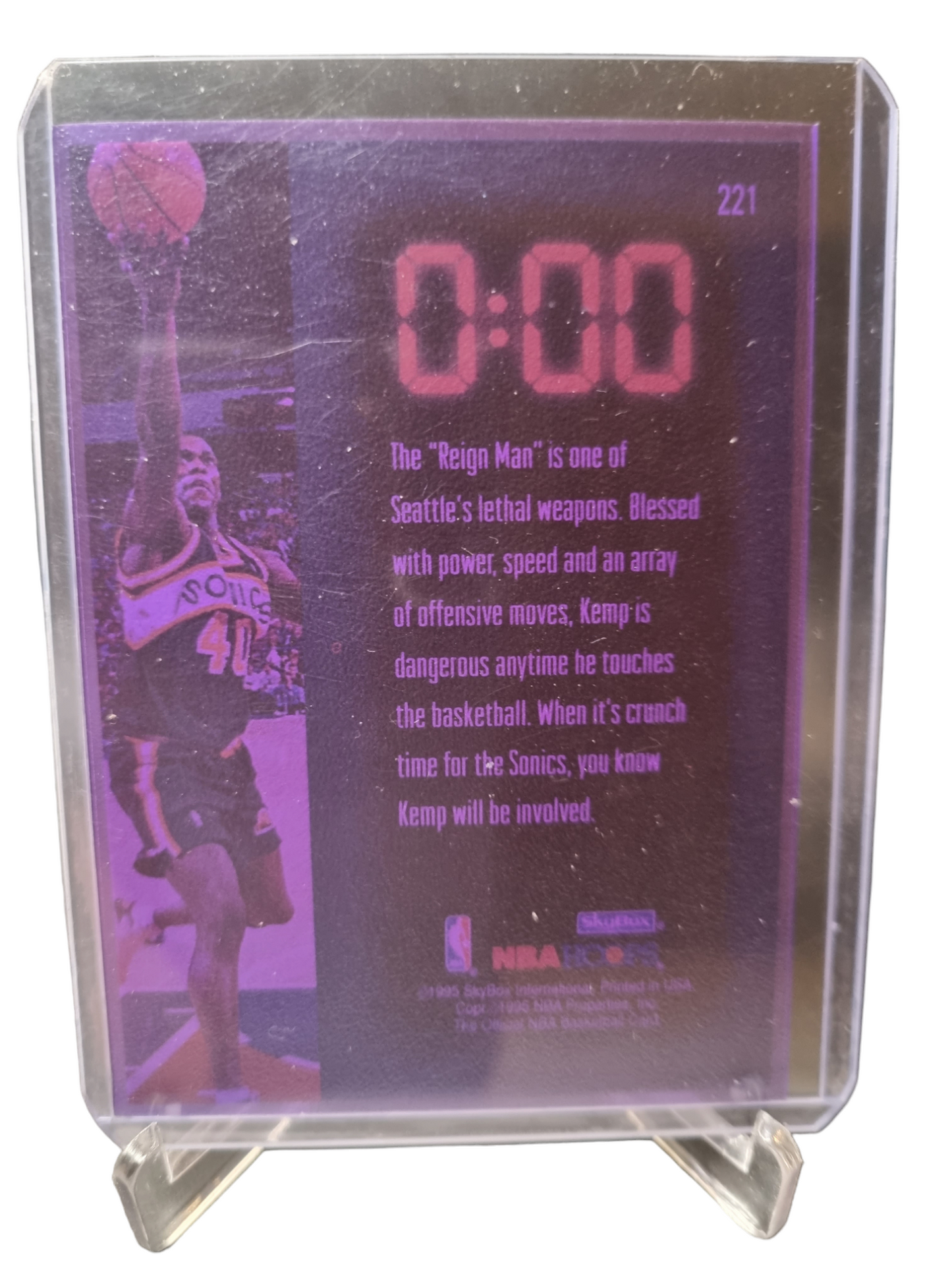 1995 Hoops #221 Shawn Kemp Buzzer Beater