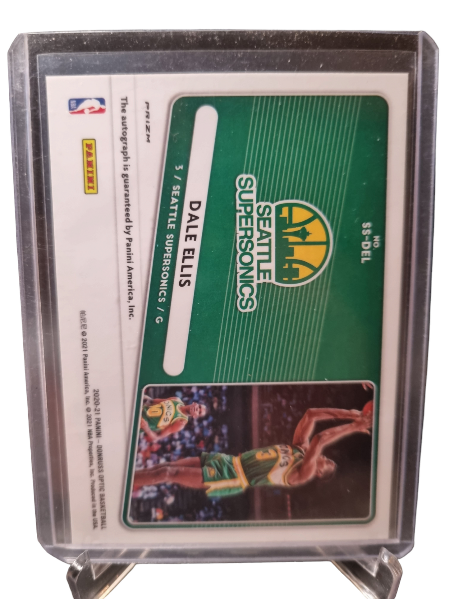 2020-21 Panini Donruss Optic #SS-DEL Dale Ellis Signature Series