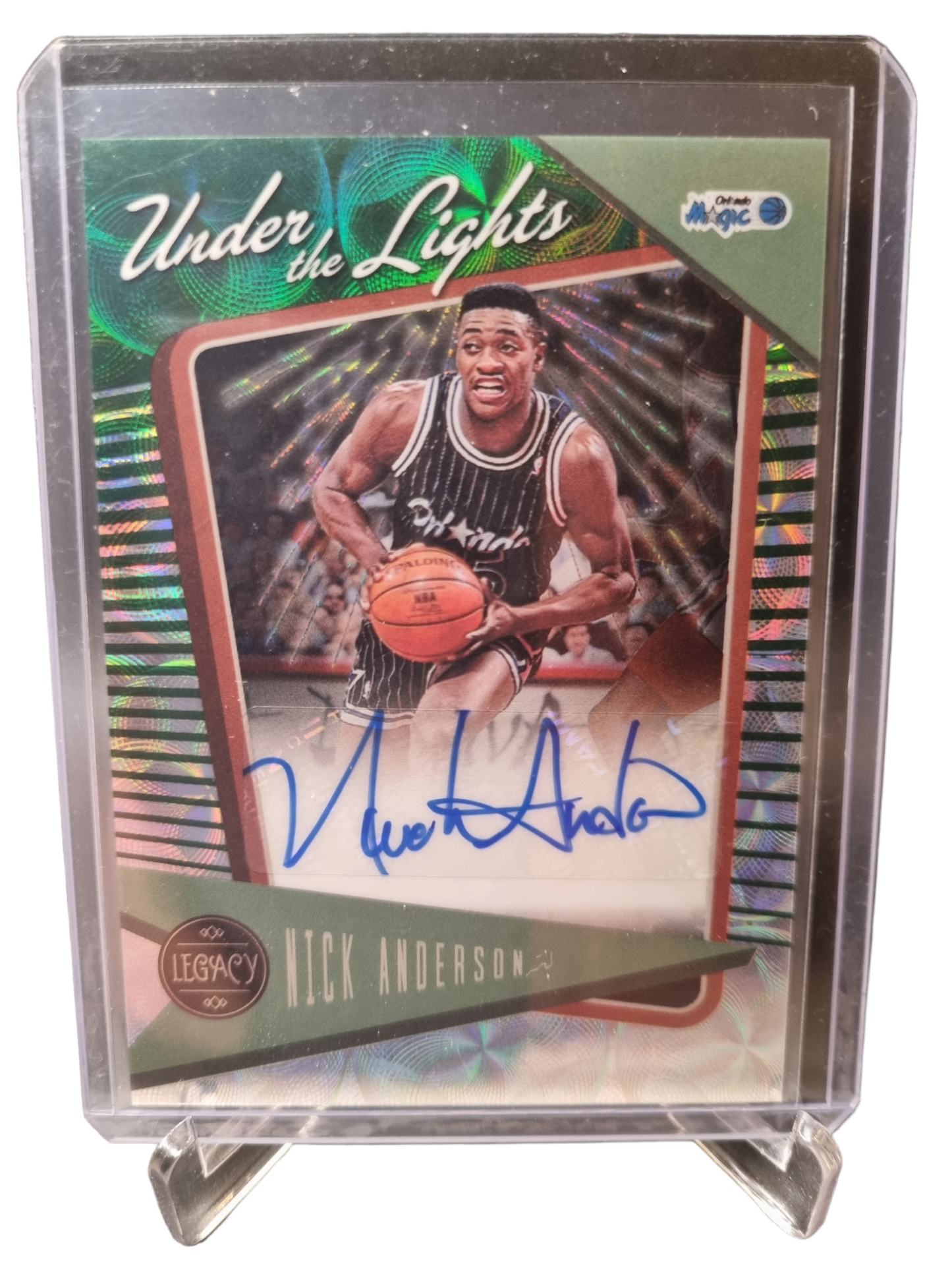 2022-23 Panini Chronicles Legacy #ULA-NKA Nick Anderson Under The Lights Autograph