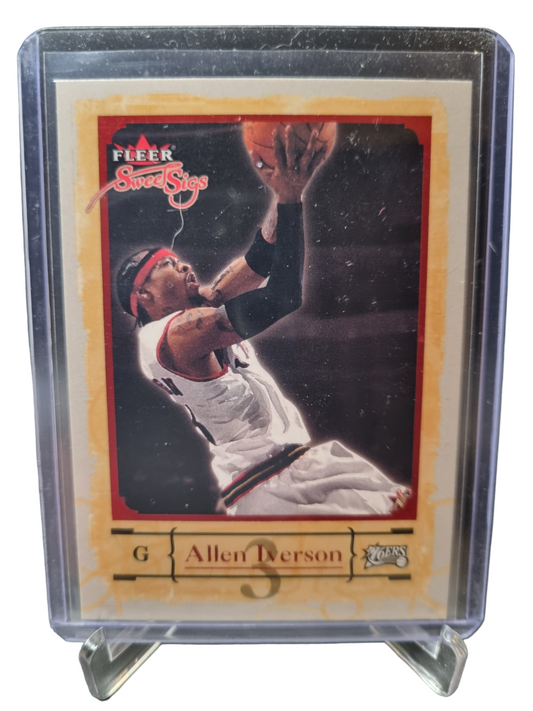 2004 Fleer #16 Allen Iverson Sweet Sigs