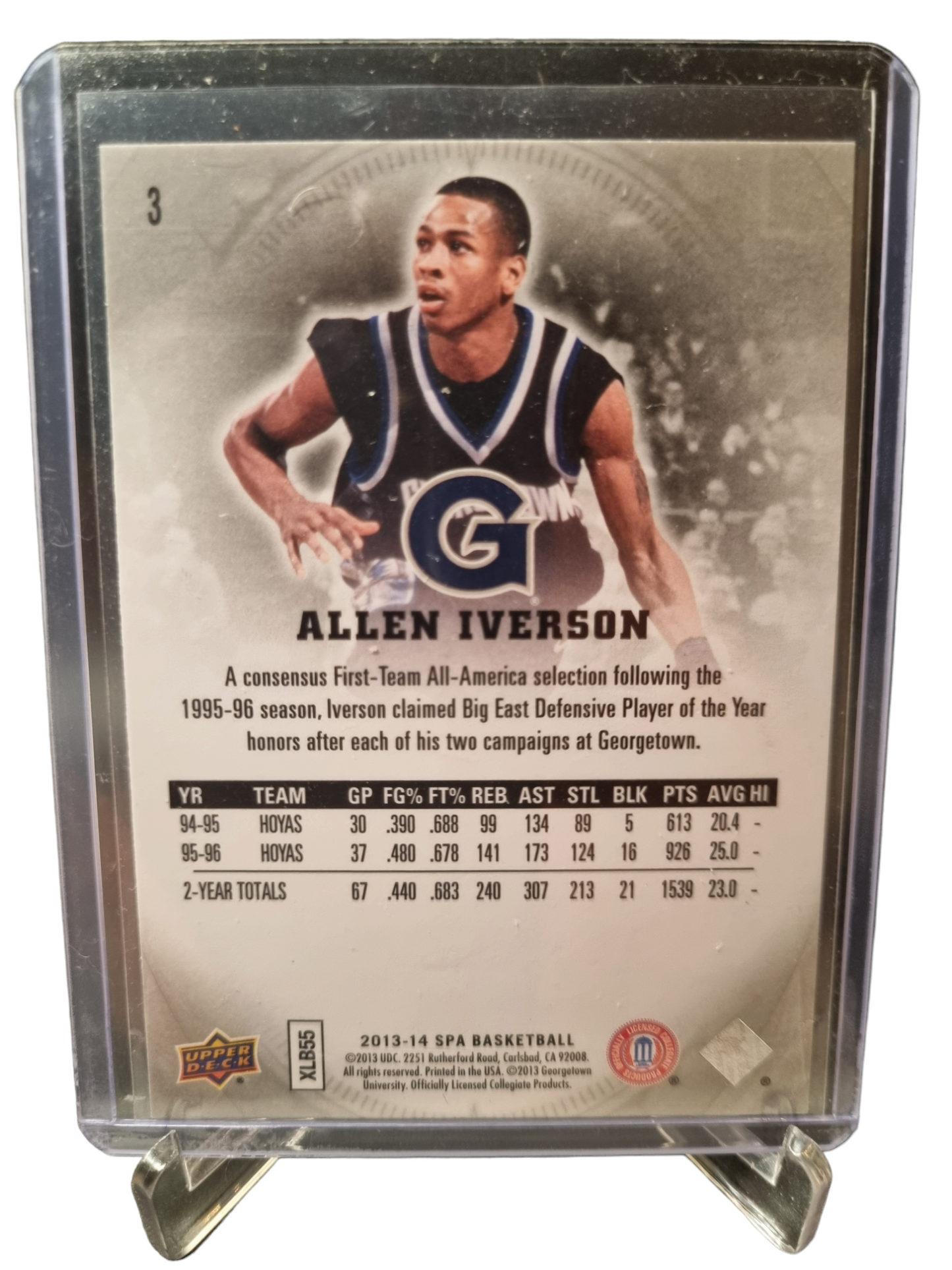 2013-14 Upper Deck #3 Allen Iverson SP Authentic