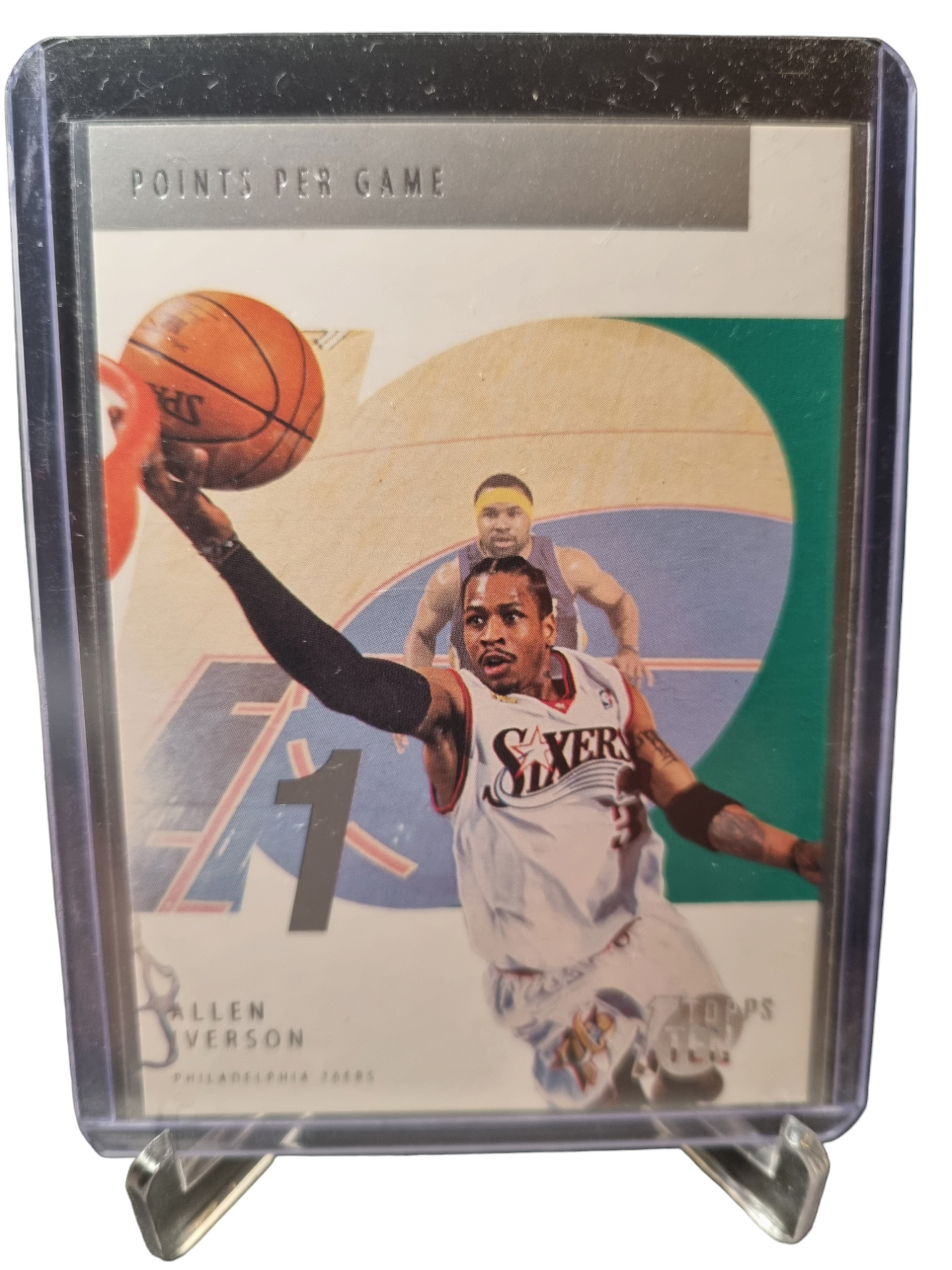 2002 Topps #1 Allen Iverson Points Per Game Topps Ten