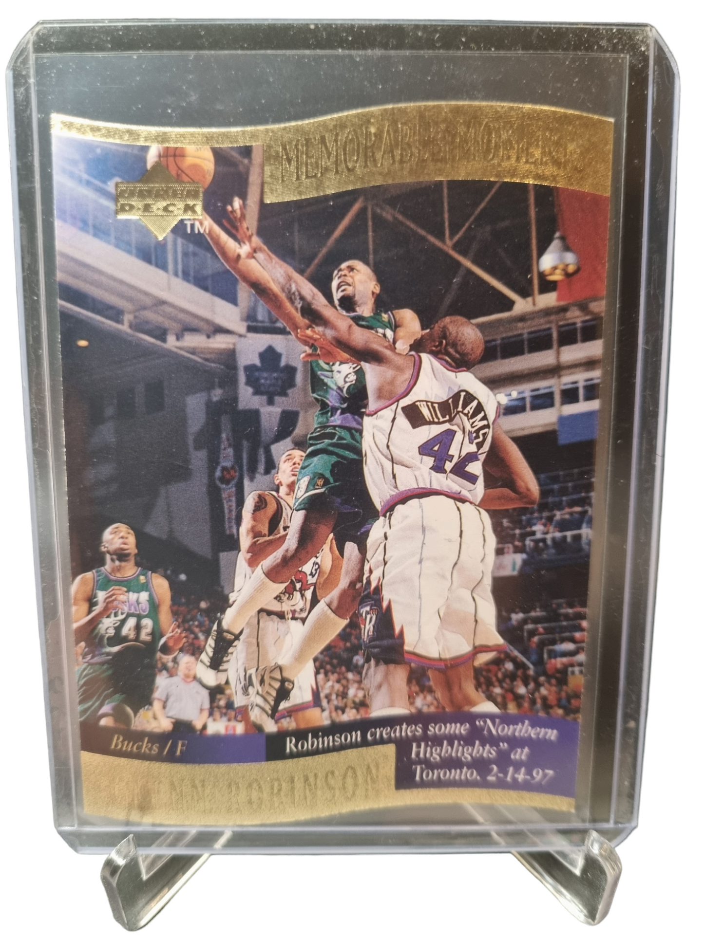 1997 Upper Deck #6 of 10 Glenn Robinson Memorable Moments