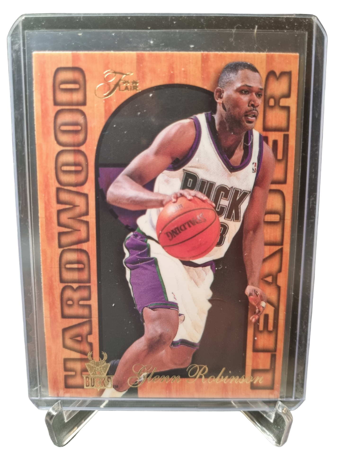 1995 Fleer #15 of 27 Glenn Robinson Hardwood Leader