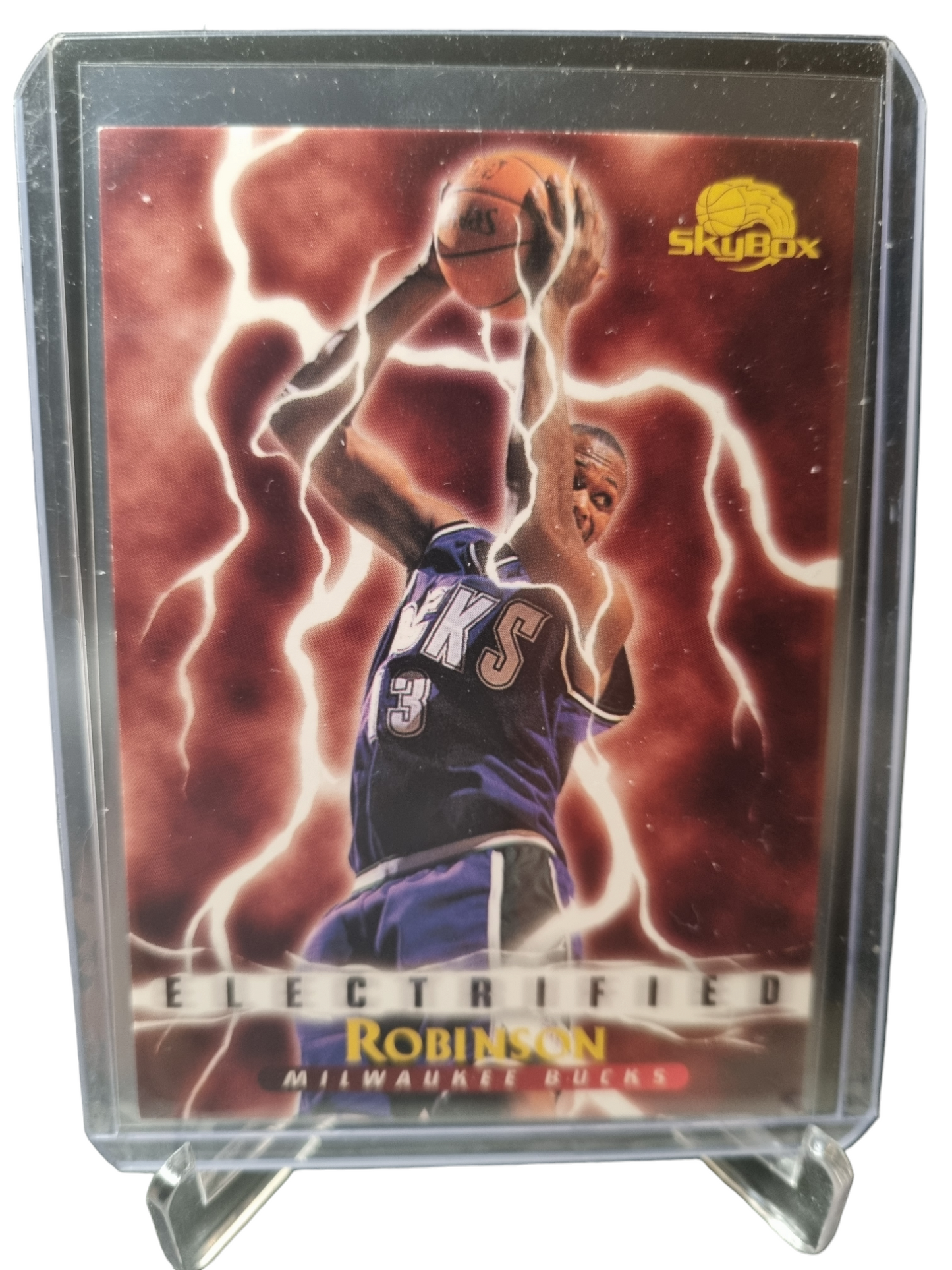 1996 Fleer #290 Glenn Robinson Electrified