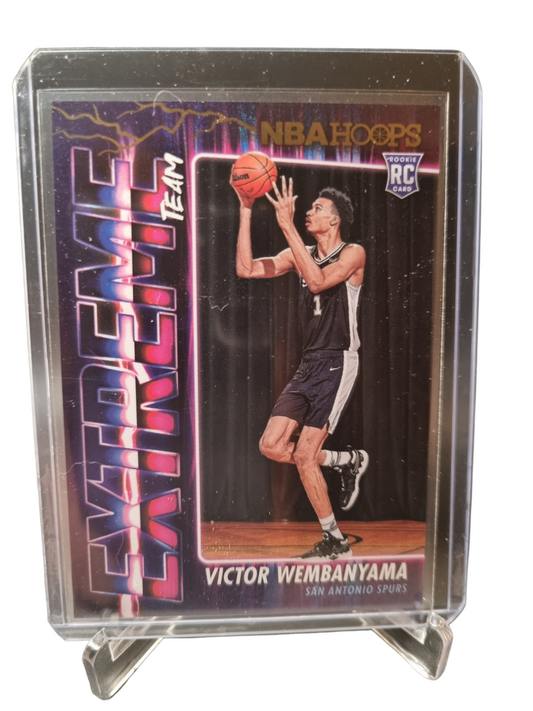 2023-24 Hoops #1 Victor Wembanyama Rookie Card Extreme Team