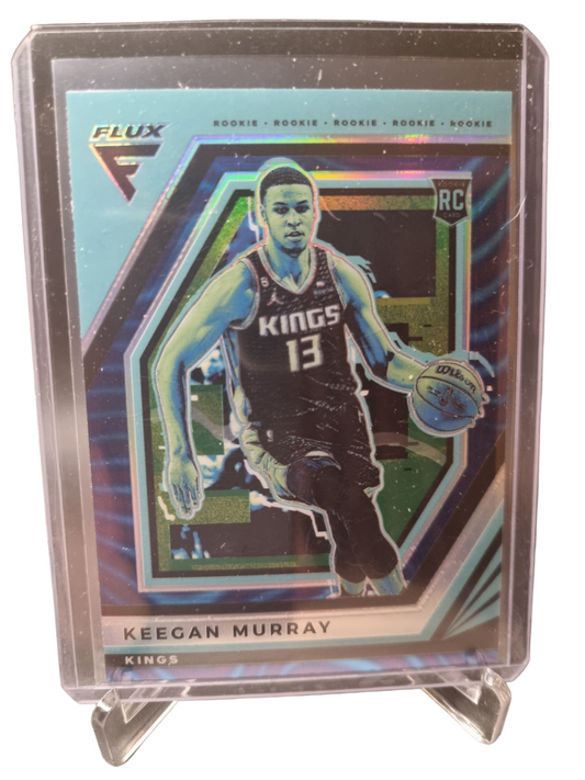 2022-23 Flux #228 Keegan Murray Rookie Card Blue Prizm