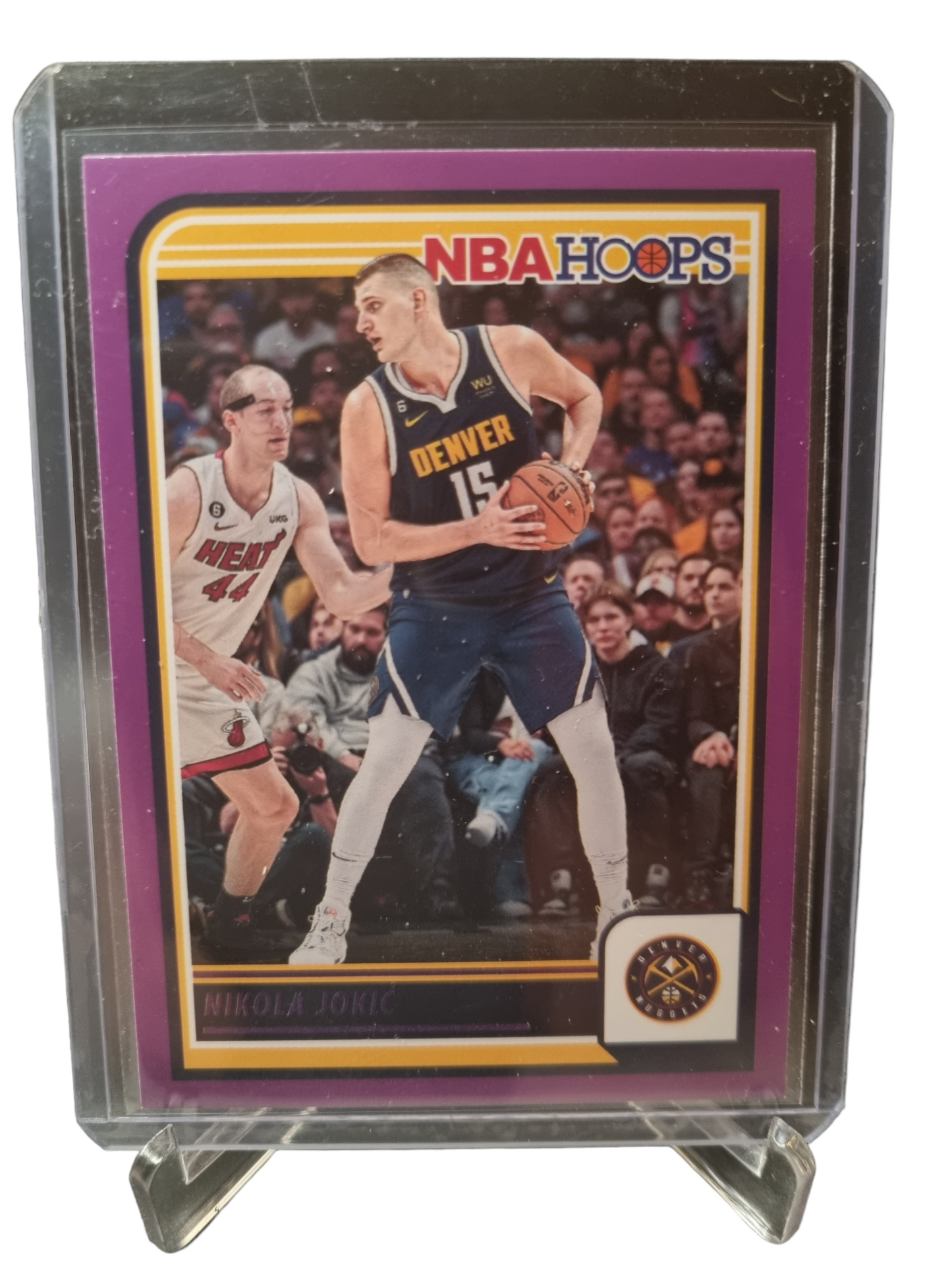 2023-24 Panini Hoops #180 Nikola Jokic Purple