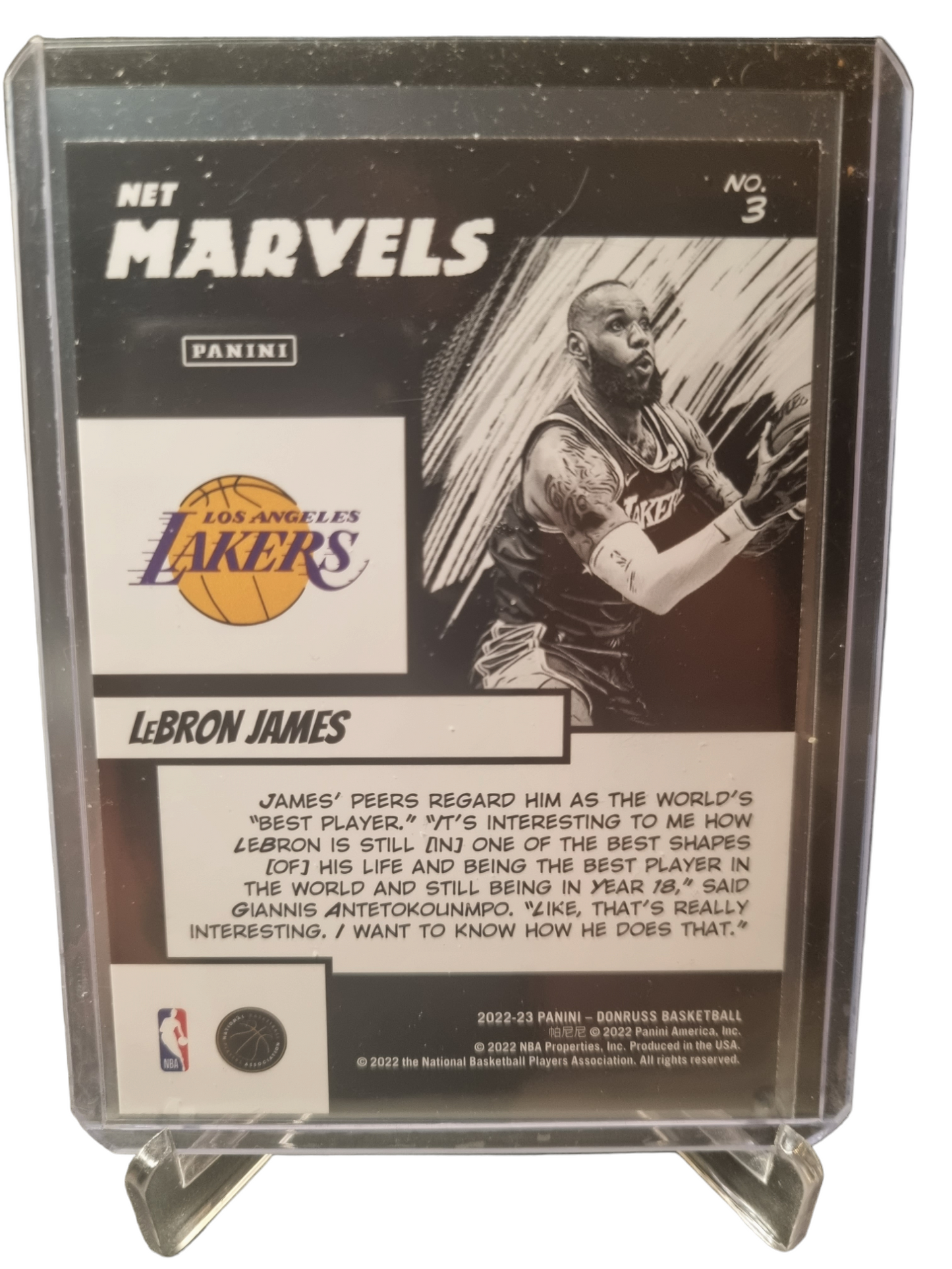 2022-23 Panini Donruss Optic #3 Lebron James Net Marvels