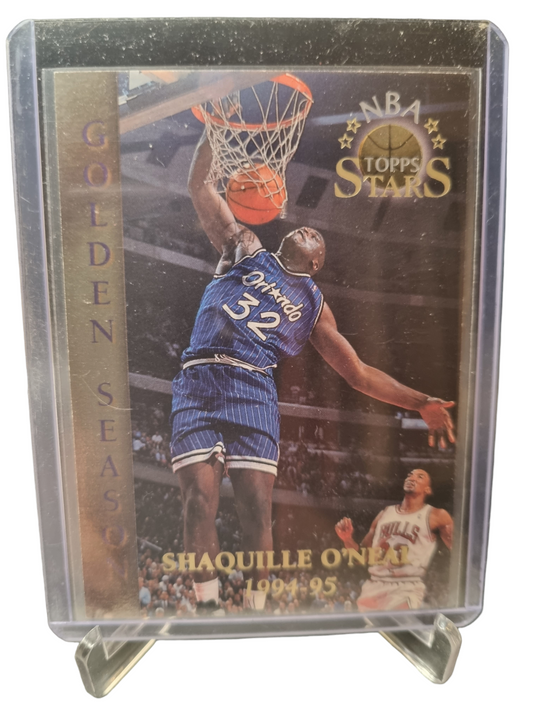 1996 Topps #82 Shaquille O'Neal Topps Stars Golden Season