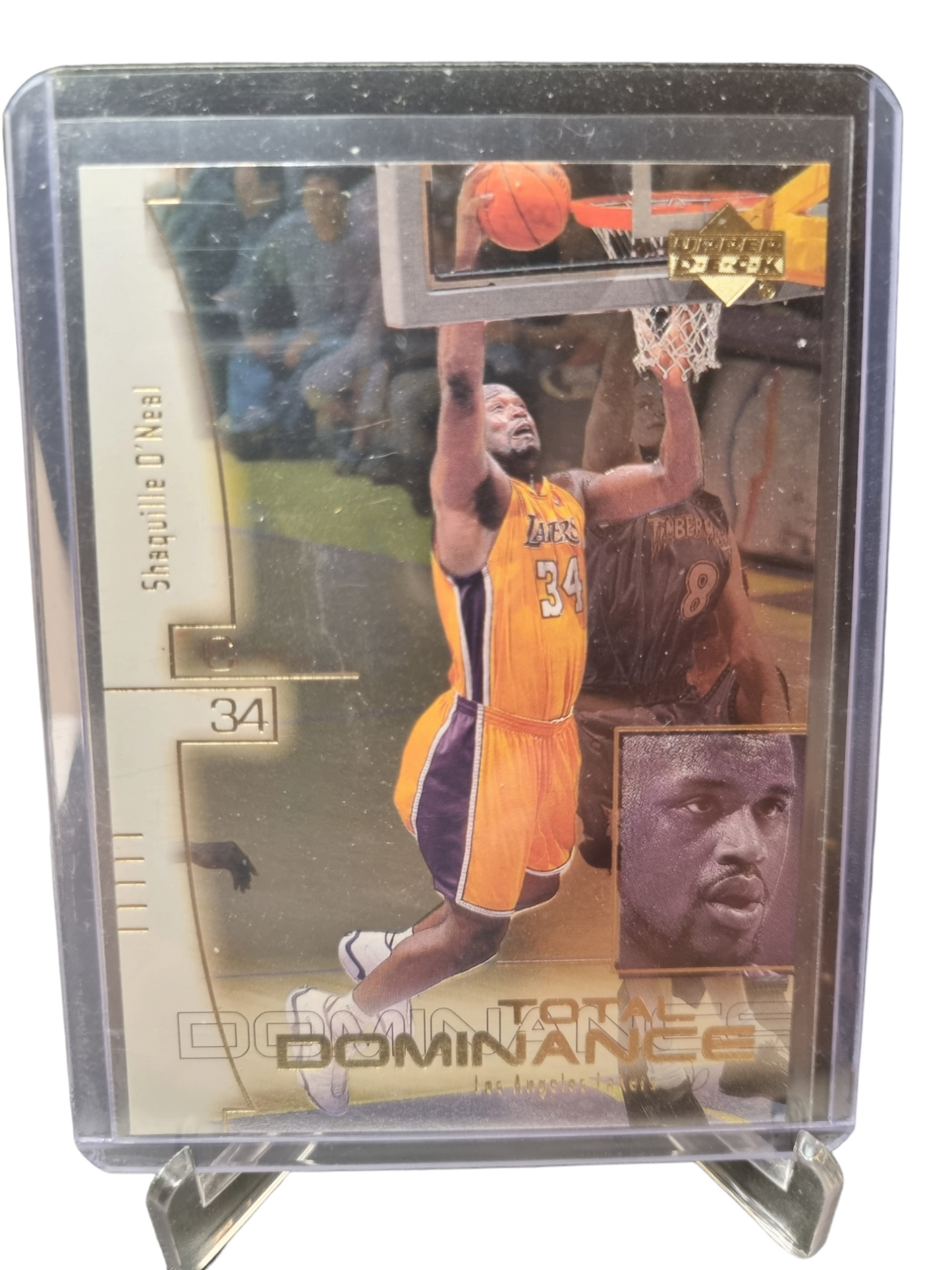 2000 Upper Deck #TD1 Shaquille O'Neal Total Dominance