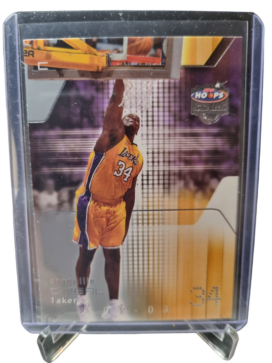 2003 Hoops #34 Shaquille O'Neal Hoops Stars