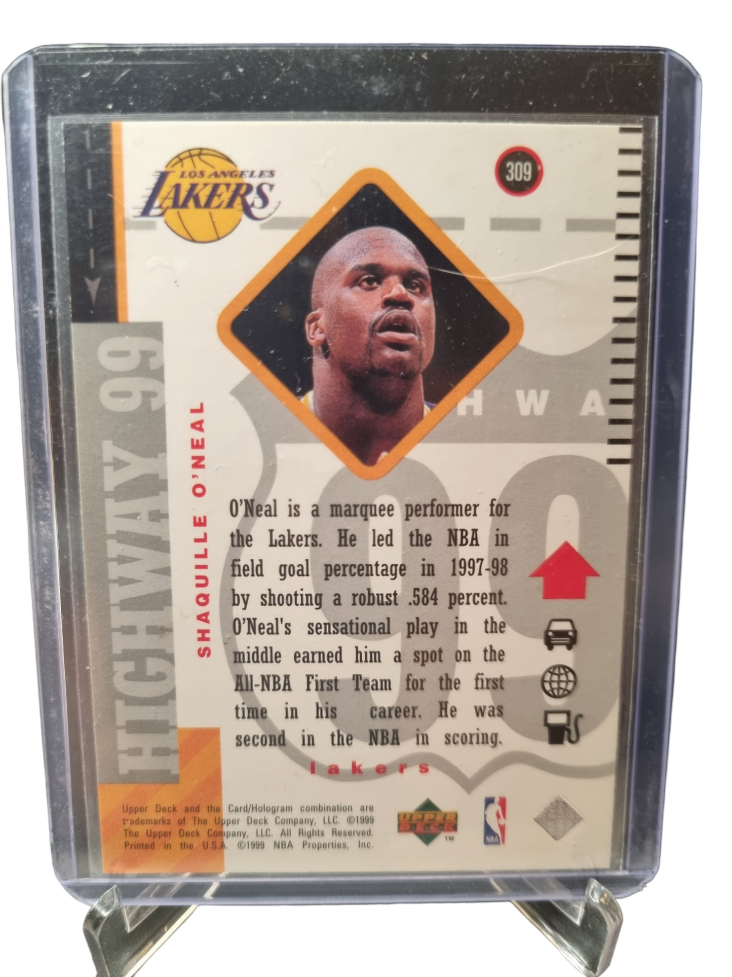 1999 Upper Deck #309 Shaquille O'Neal Highway 99