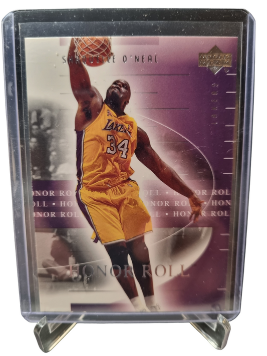 2002 Upper Deck #39 Shaquille O'Neal Honor Roll