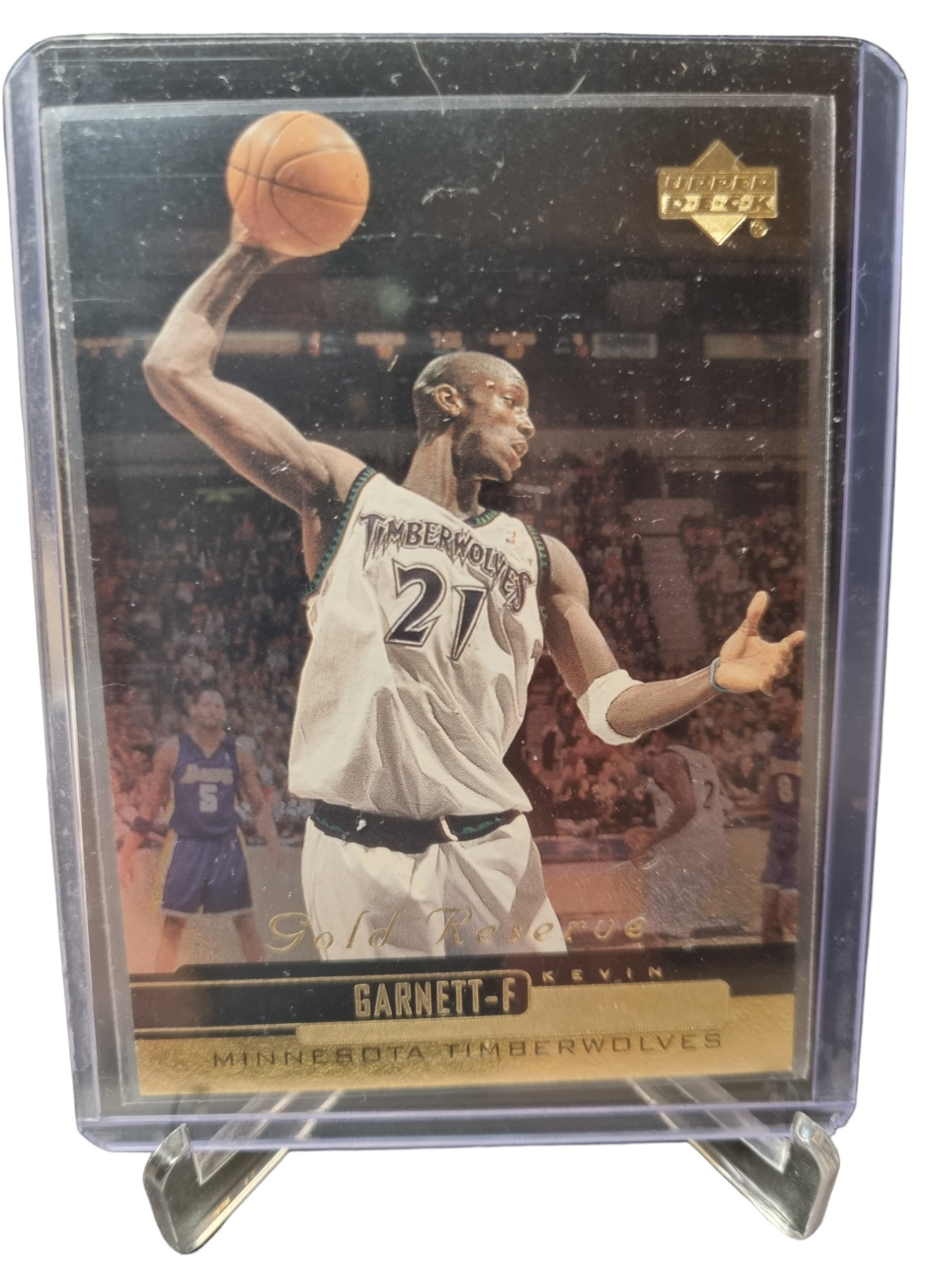 2000 Upper Deck #240 Kevin Garnett Gold Reserve Checklist