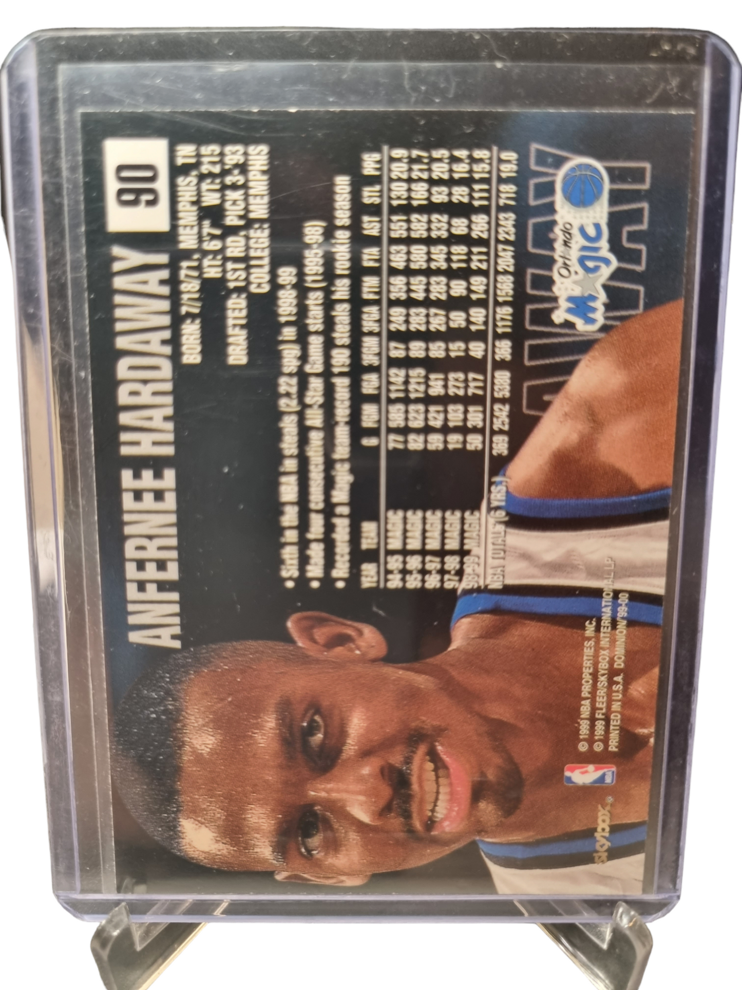 1999 Skybox #90 Anfernee Hardaway Traded Card