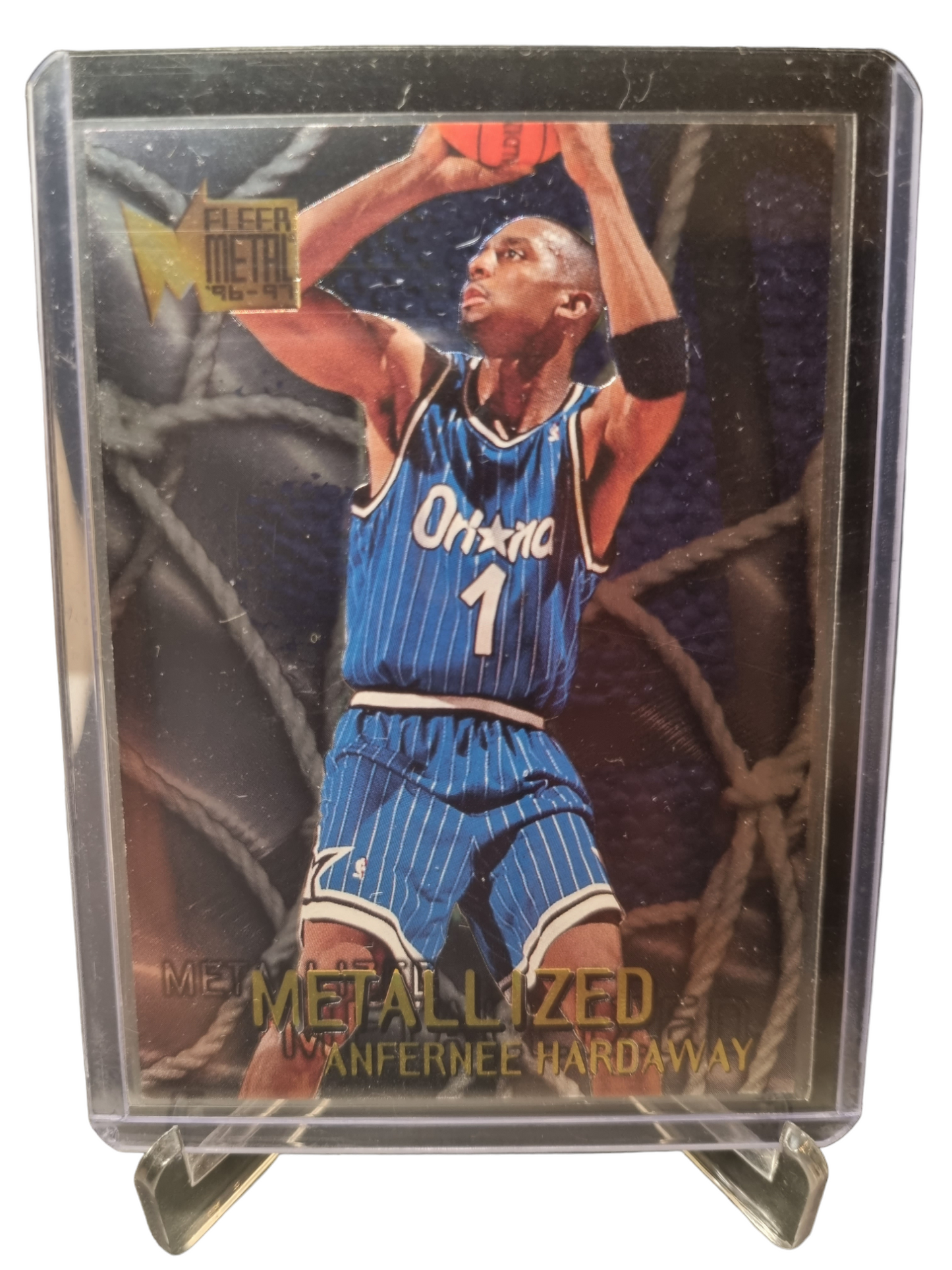 1996-97 Fleer Metal #124 Anfernee Hardaway Metallized