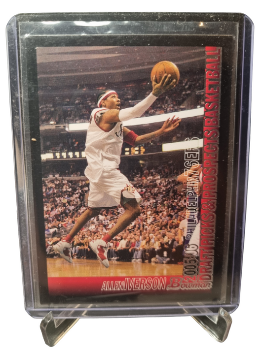 2005 Topps Bowman #100 Allen Iverson Draft Picks And Prospects