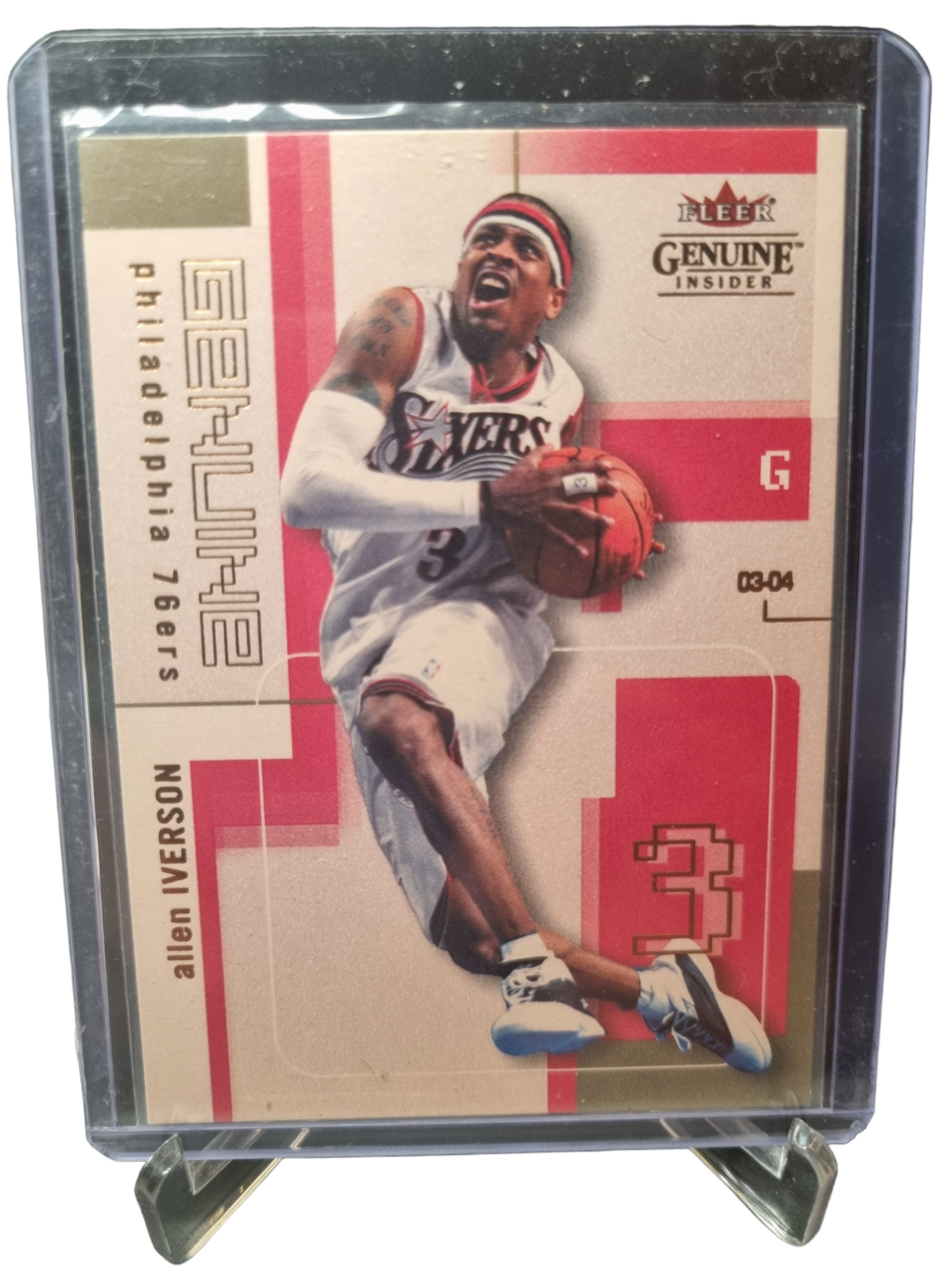 2004 Fleer #67 Allen Iverson Genuine Insider