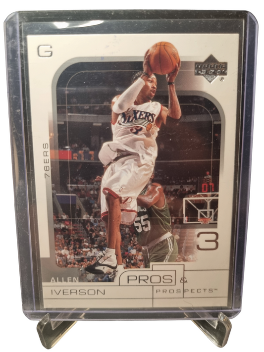 2001 Upper Deck #61 Allen Iverson Pros And Prospects