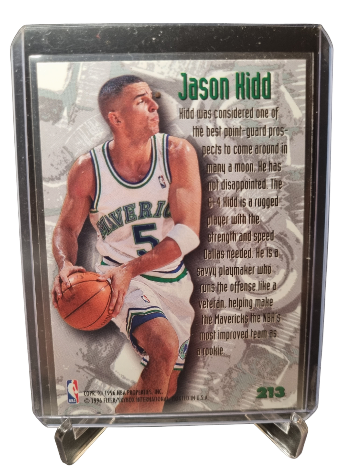 1995-96 Fleer Metal #213 Jason Kidd Nuts And Bolts