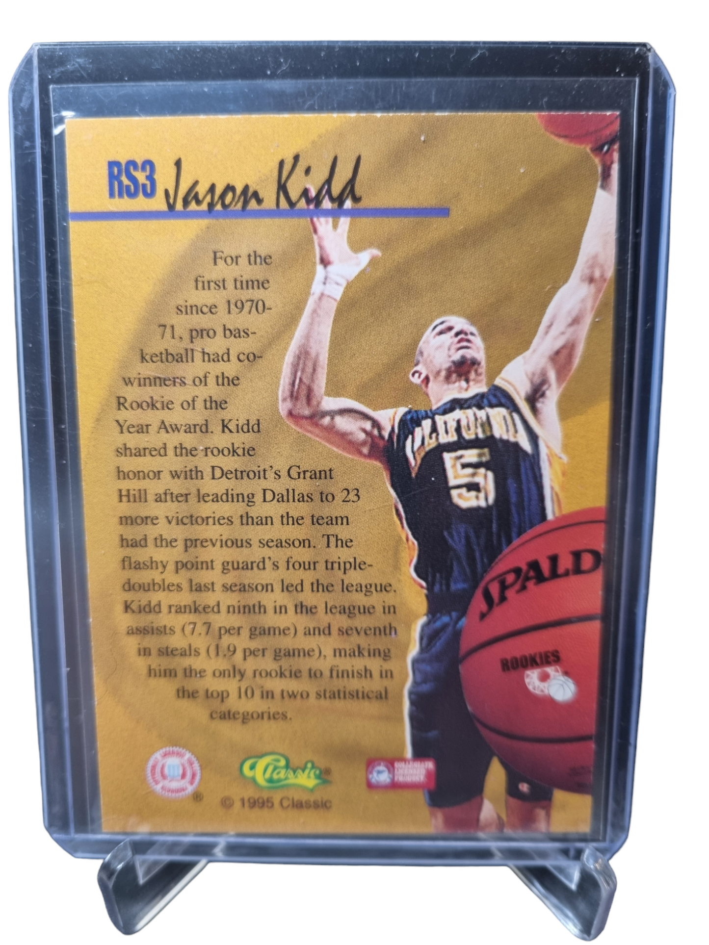 1995 Classic #RS3 Jason Kidd Rookie Card Spotlight