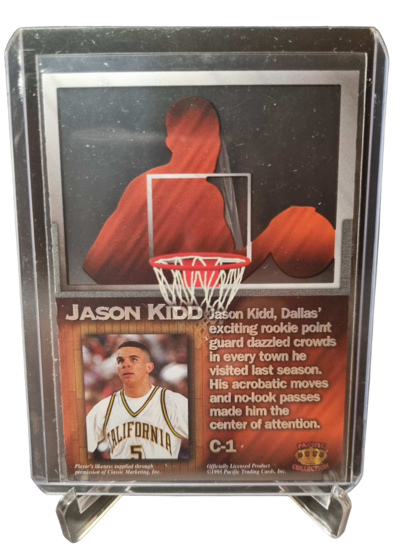 1995 Pacific #C-1 Jason Kidd Rookie Card