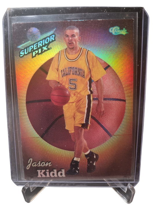 1995 Classic #2 of 30 Jason Kidd Rookie Card Superior Pix