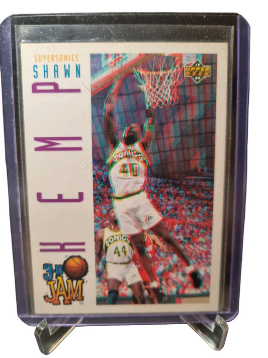 1993 Upper Deck #104 Shawn Kemp 3-D Jam