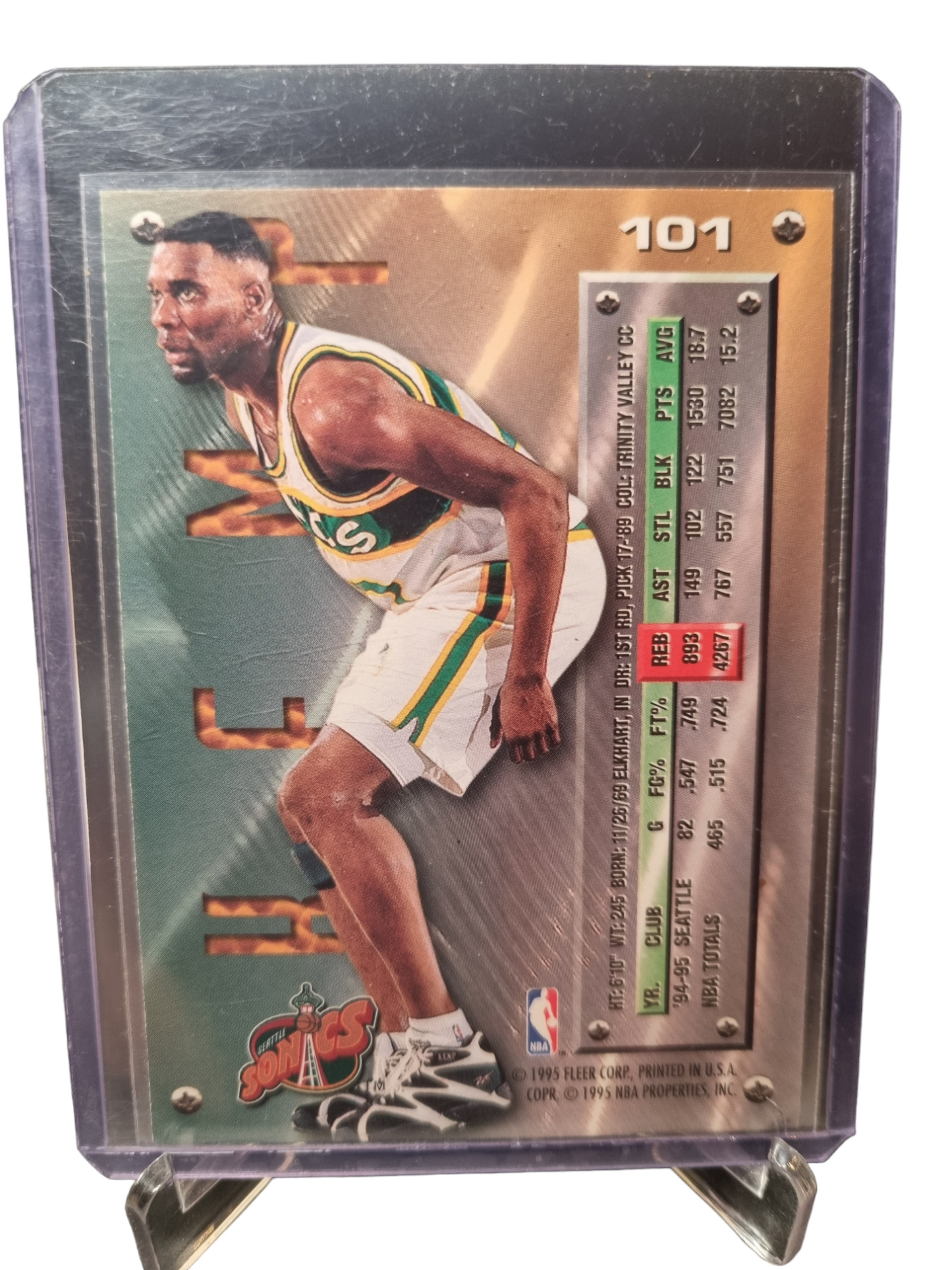 1995-96 Fleer Metal #101 Shawn Kemp