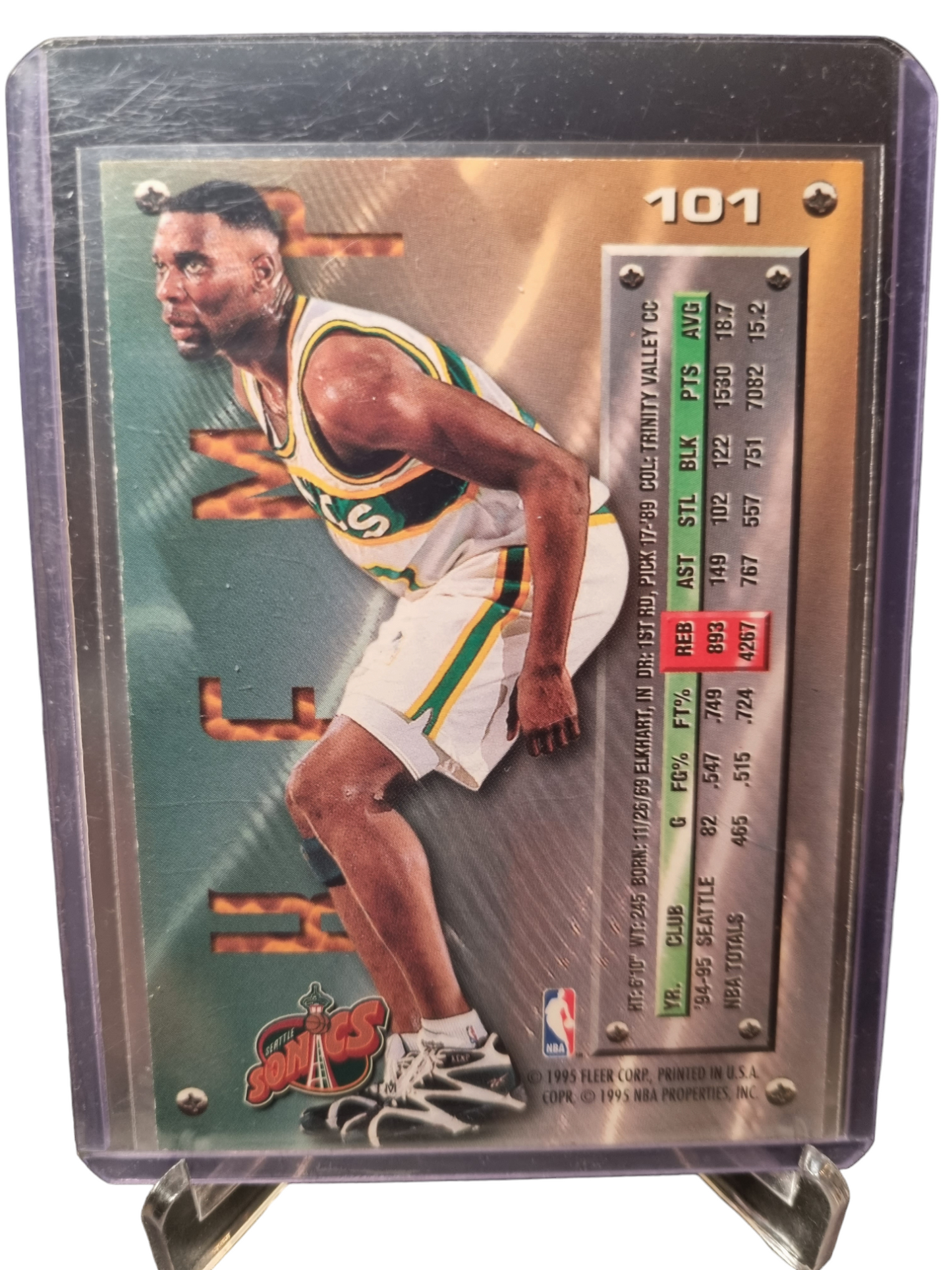 1995-96 Fleer Metal #101 Shawn Kemp