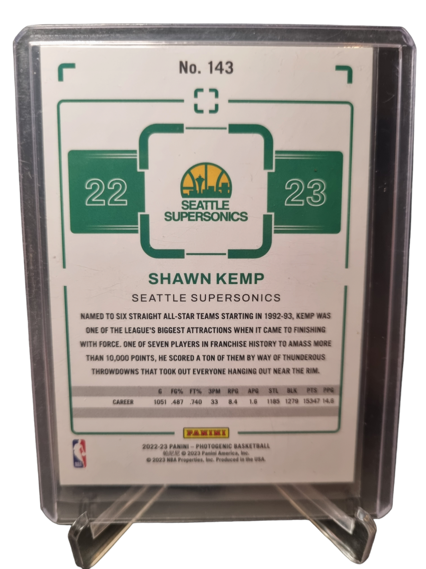 2022-23 Panini Photogenic #143 Shawn Kemp