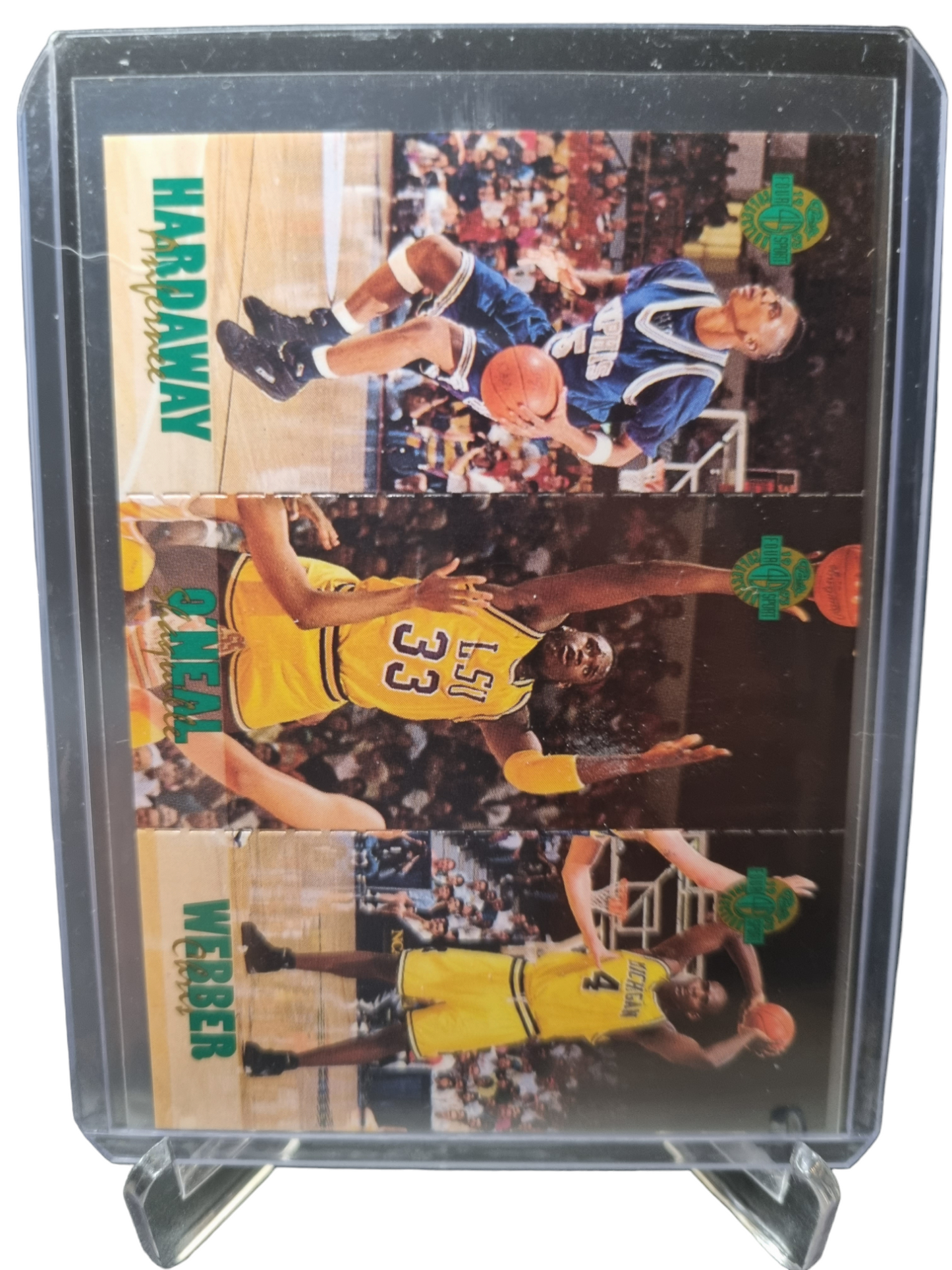 1993 Classic #TC1 TC6 TC11 Shaquille O'Neal/Anfernee Hardaway/Chris Webber Rookie Card