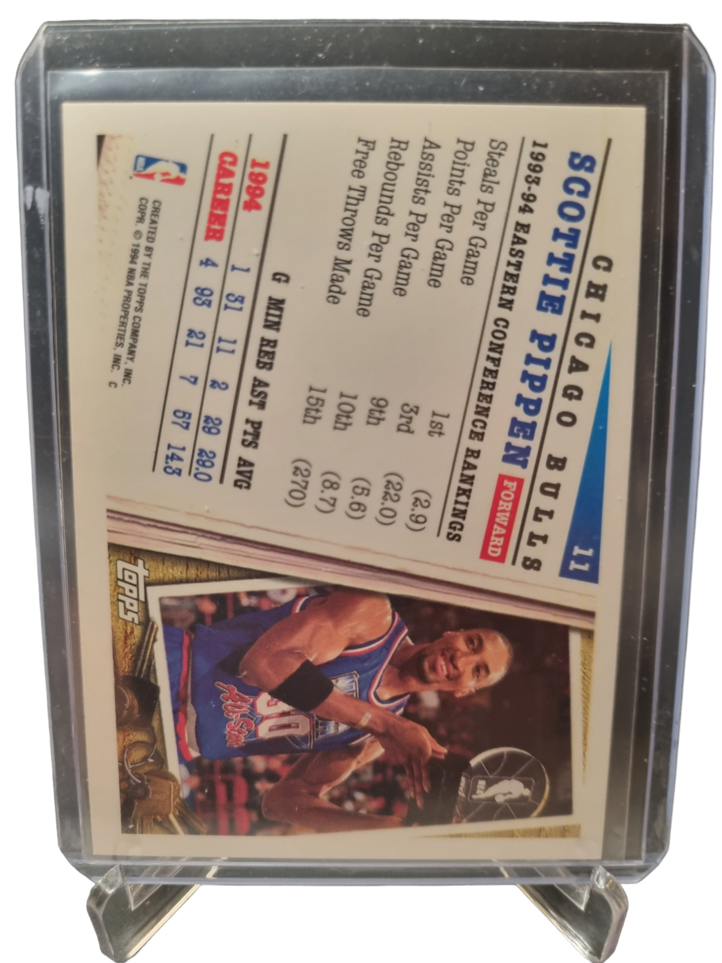 1994 Topps #11 Scottie Pippen All-Star